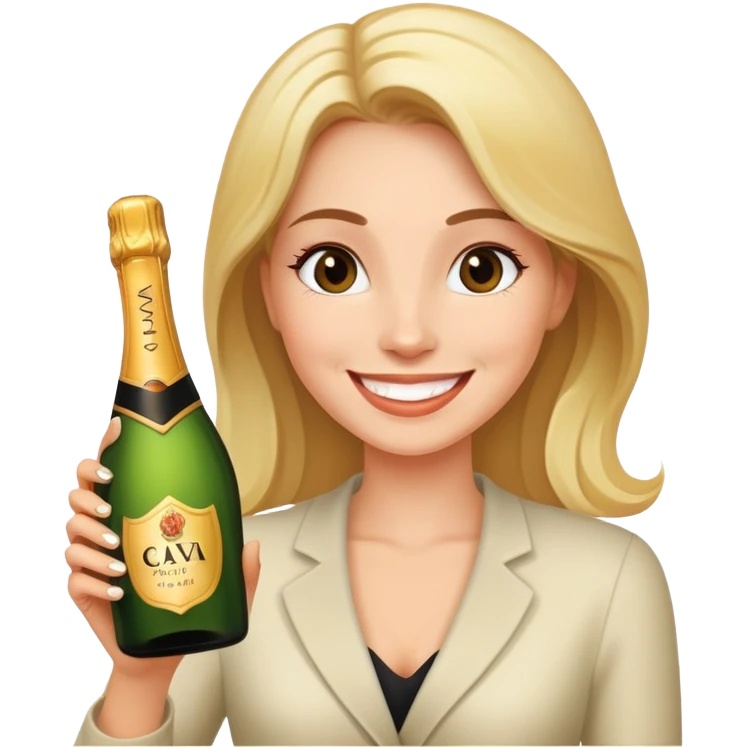 Cava’s bottle girl emoji