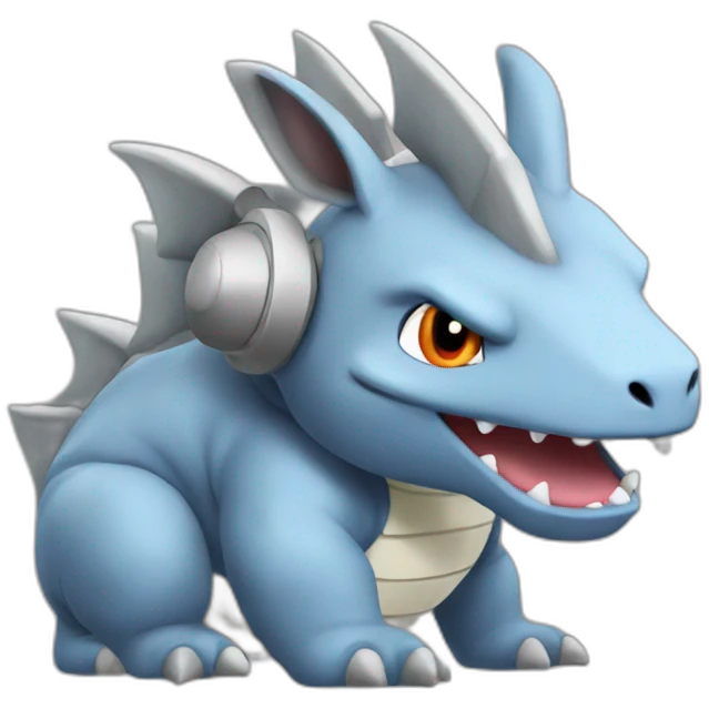 rhydon-listening-to-music emoji