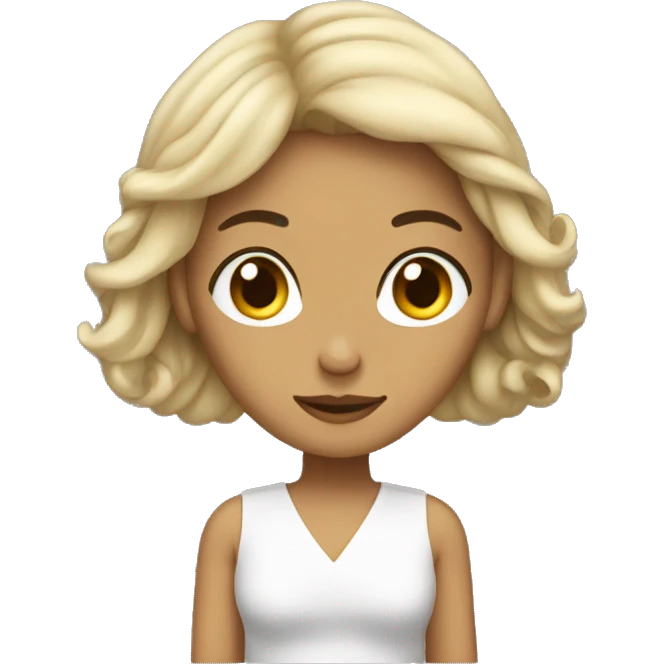 Create a woman based on the zodiac Virgo. She should embody that sign and it should be obvious!  emoji