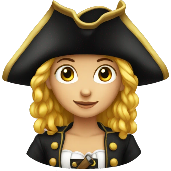 pirate girl emoji