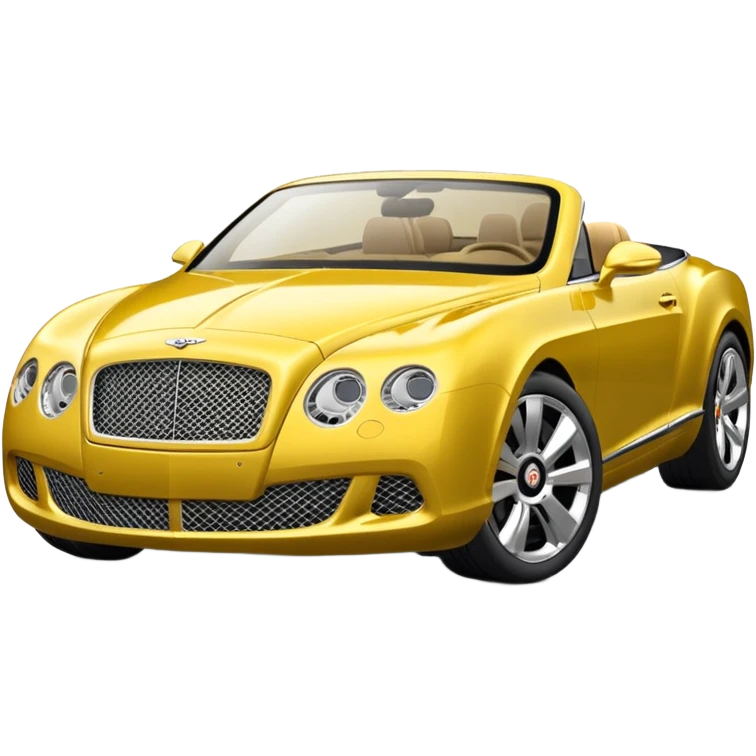 Yellow Bentley emoji