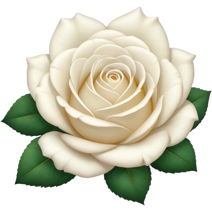 white rose emoji