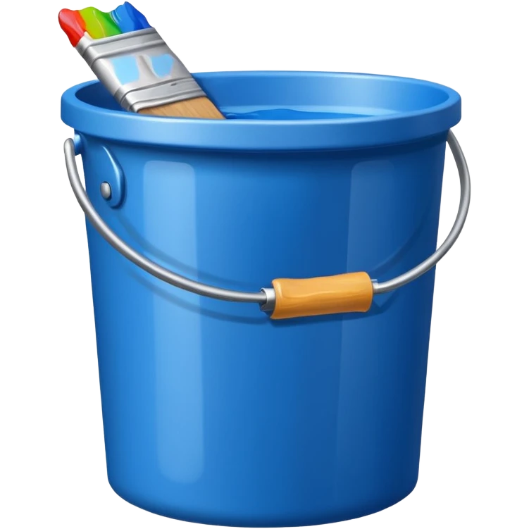  blue paint bucket emoji