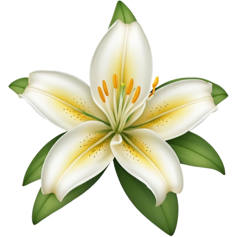 Lily flower emoji
