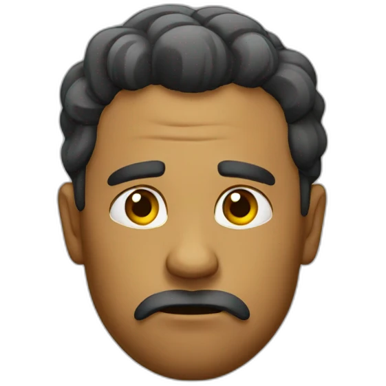 tensed emoji