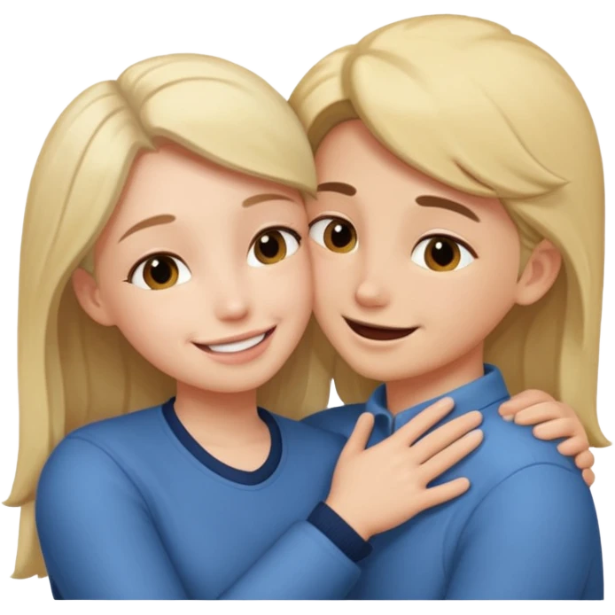 🫂+🤫 emoji