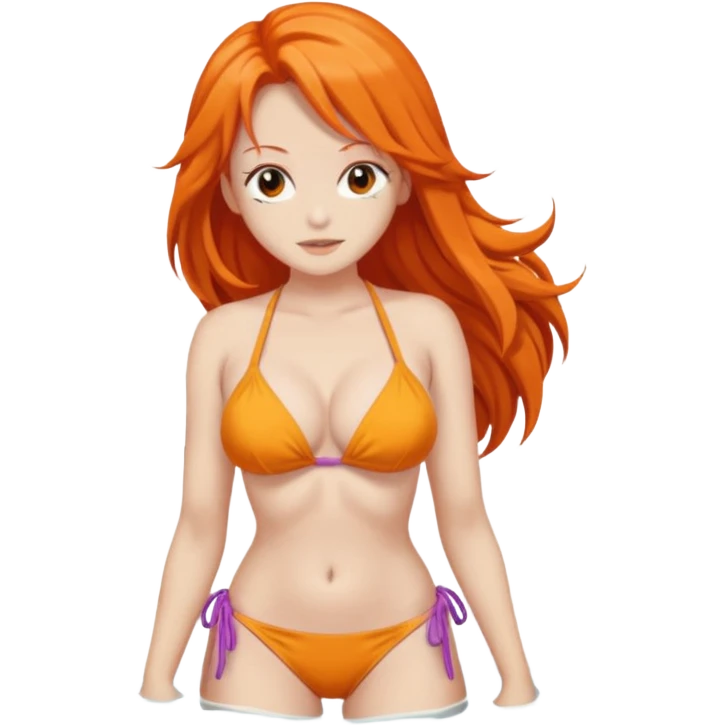 nami. naked big boobs emoji