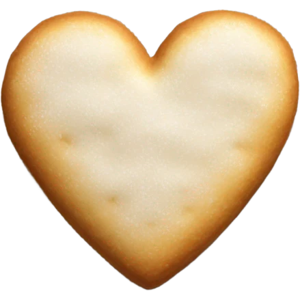 heart shaped biscuit emoji