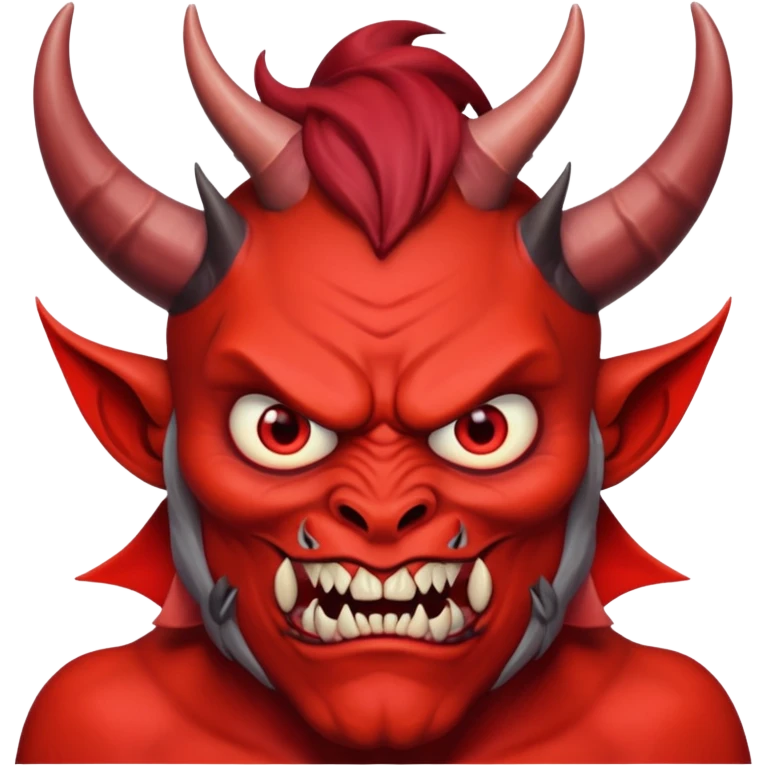 I need a devil with an evil stare emoji emoji