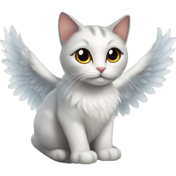 Cat angel dimsom emoji