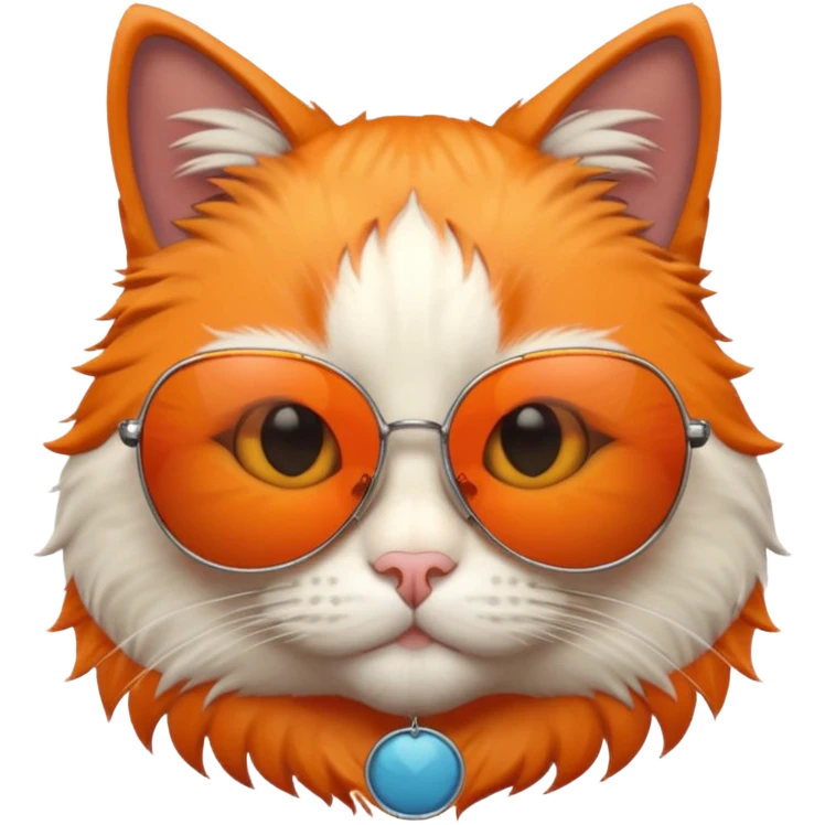 Cat wearing sunglasses emoji