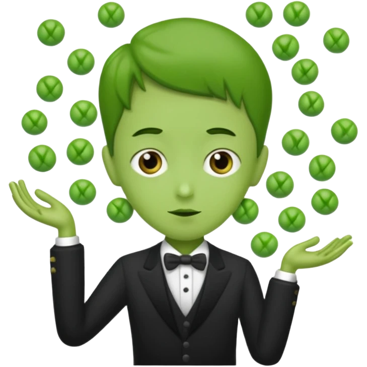 Conductor of peas emoji