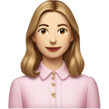 Sofia Coppola pink book emoji
