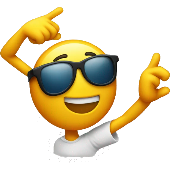 generic smiley emoji dabbing emoji