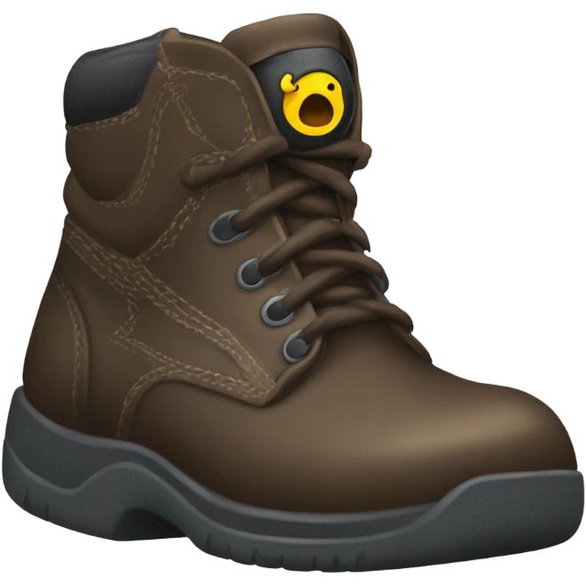 haz una bota de calzado de seguridad emoji