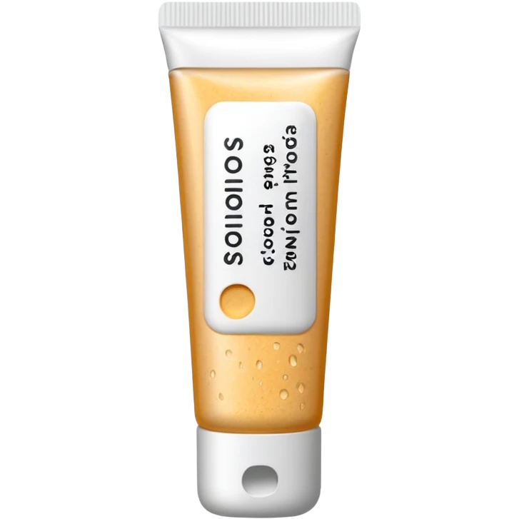 exfoliant/ gommage  grain avec ecriture emoji