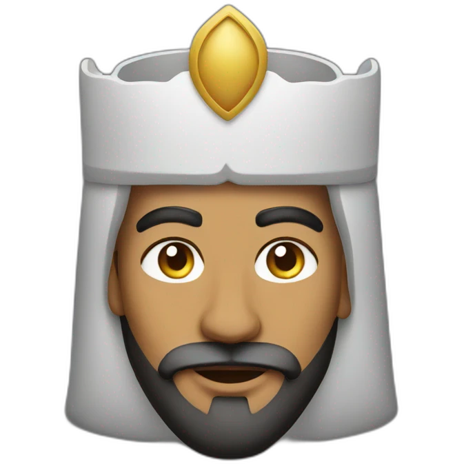 Arabic king emoji