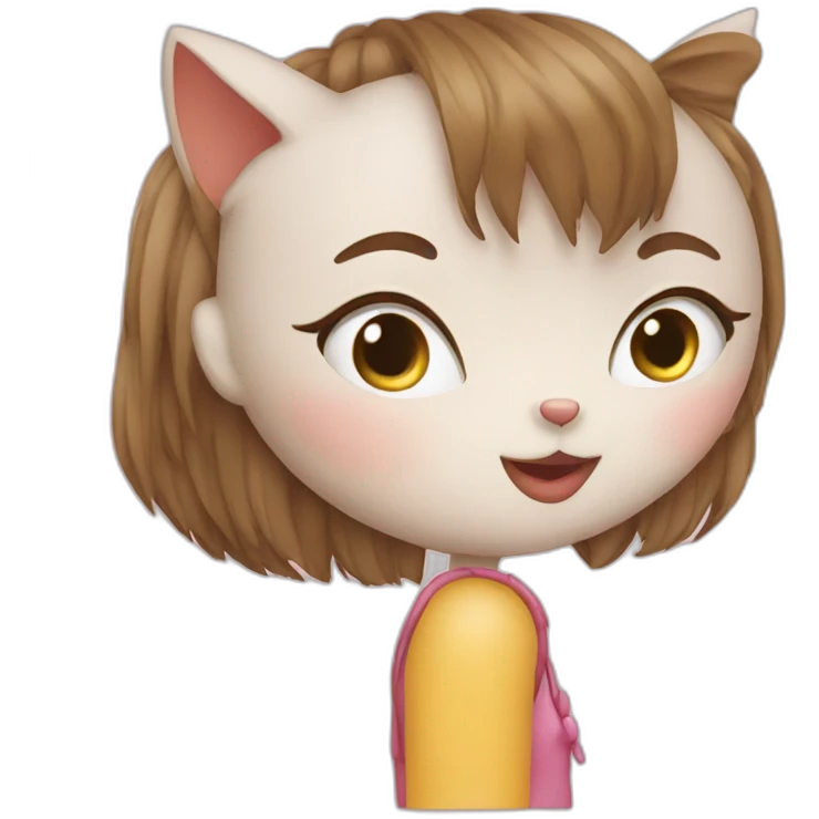 cat kiss girl emoji