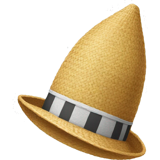 Rocket with straw hat emoji