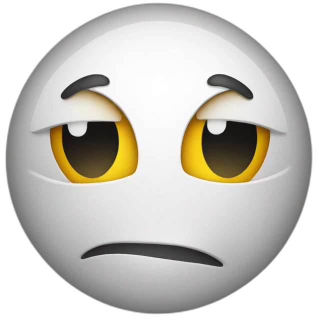Lovingly mad smiley face emoji