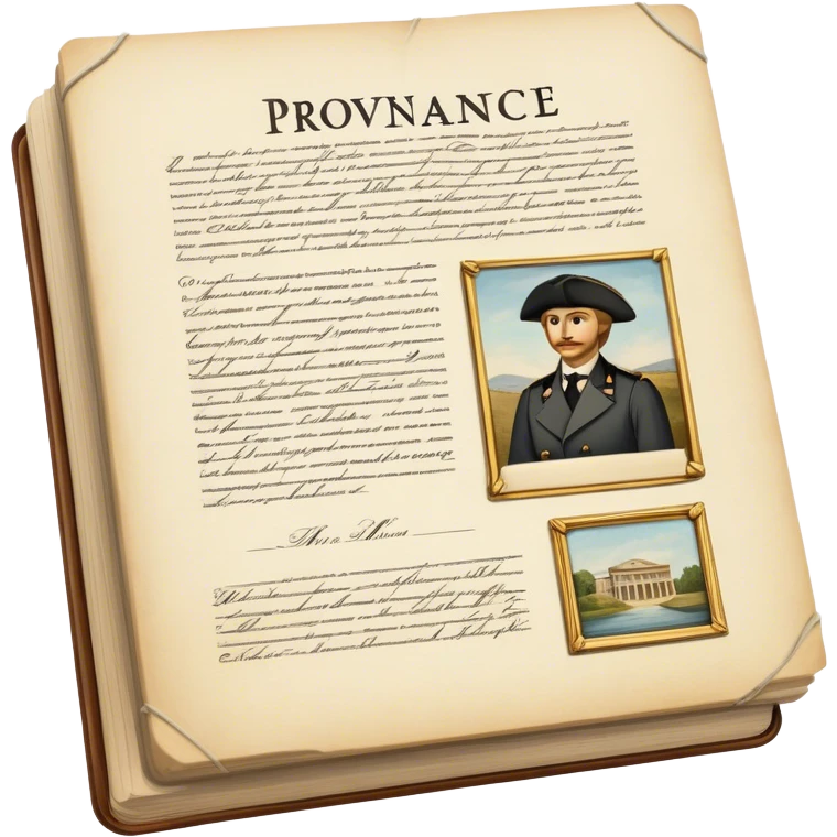 Provenance research of an artwork  emoji