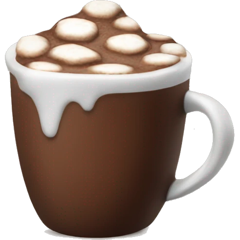 Hot chocolate emoji