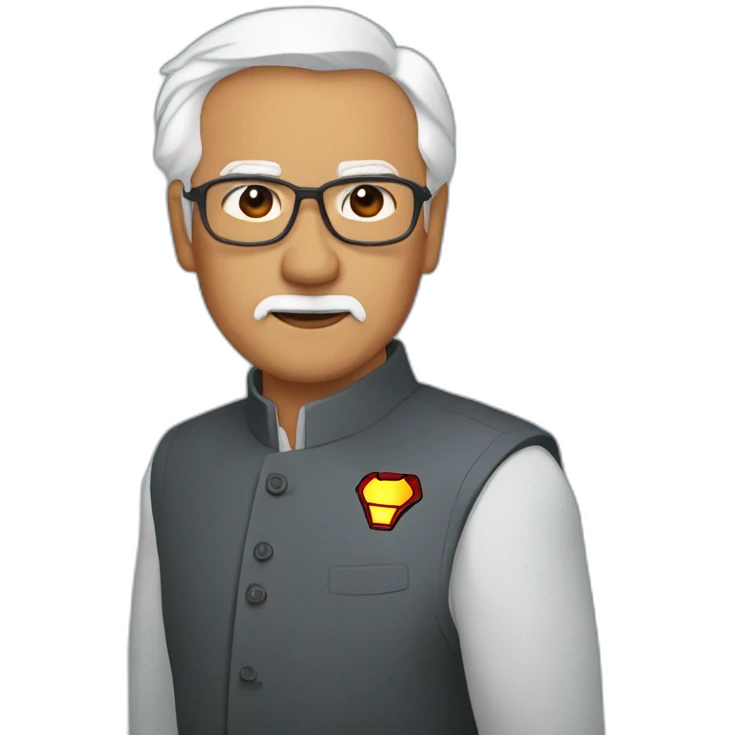 Iron man Modiji  emoji