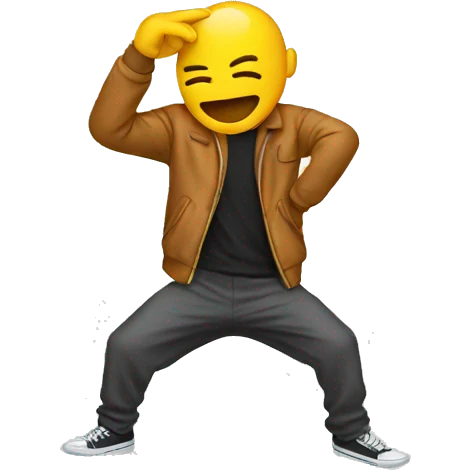 dabbing  emoji