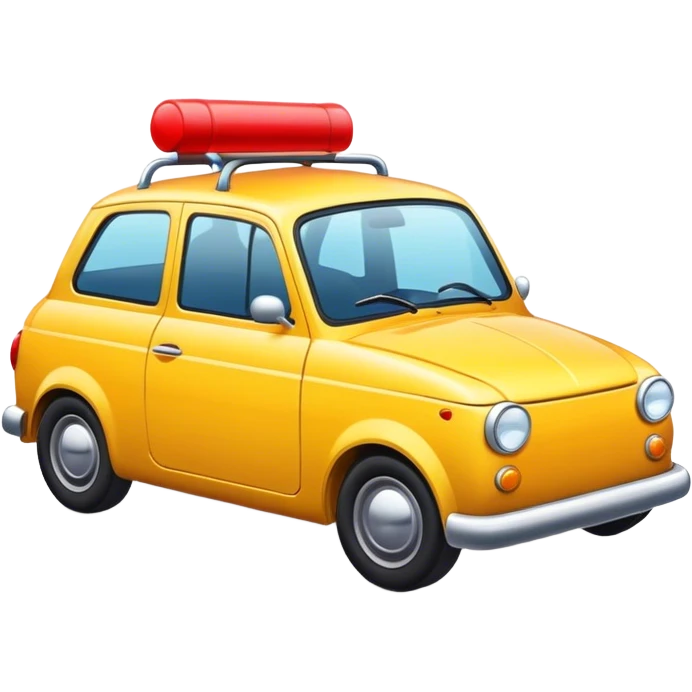 Ein buntes Auto  emoji
