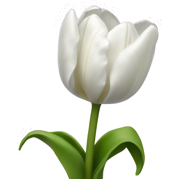 White tulip emoji