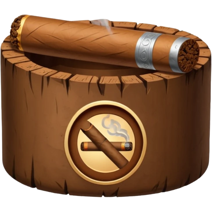 cigar under bloc symbol emoji