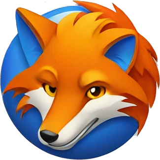 a minmal firefox logo emoji