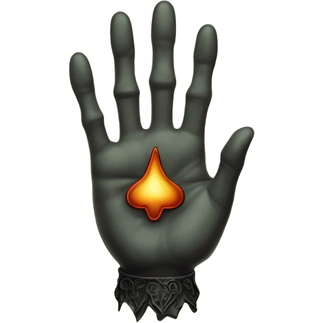 "like hand" , vintage gothic magical style emoji