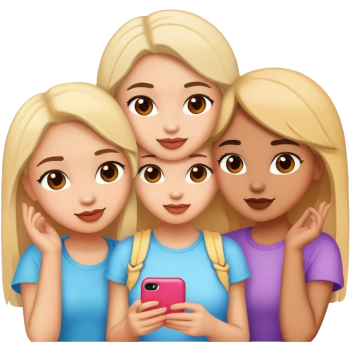 3 realistic girls who are best friends  emoji