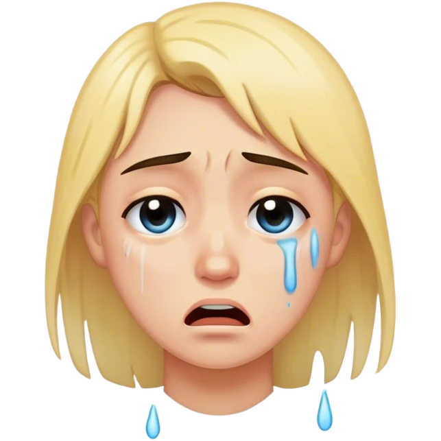 Desperate crying emoji emoji