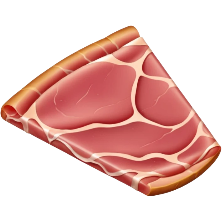 Prosciutto slice emoji