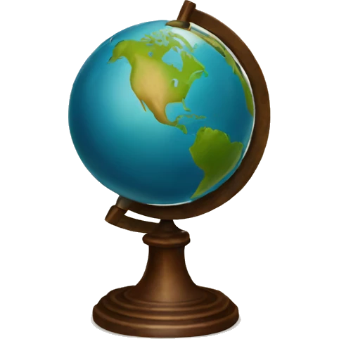 Old pretty globe  emoji