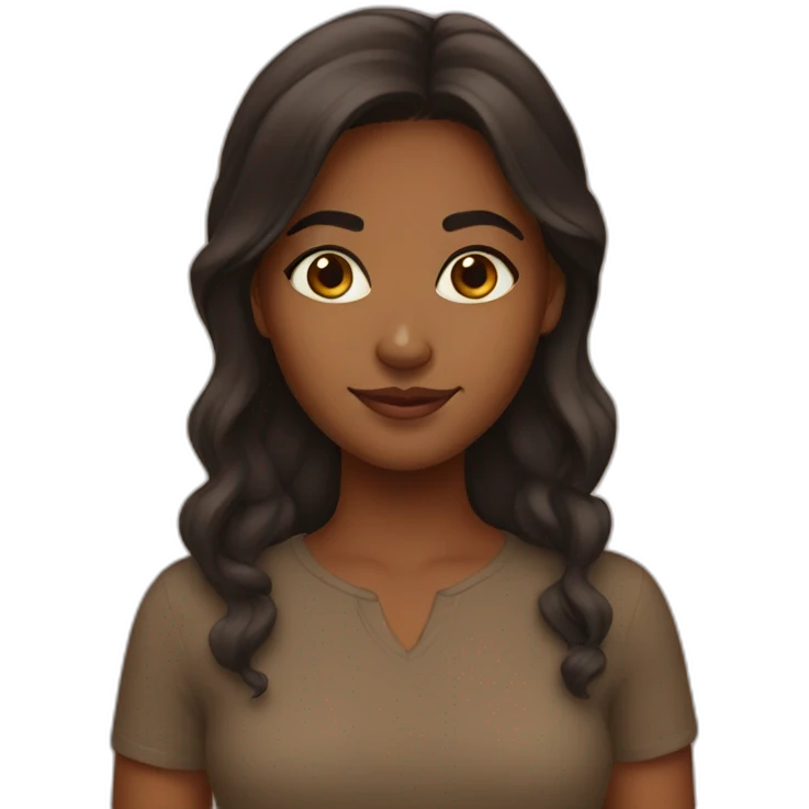 Brown girl  emoji