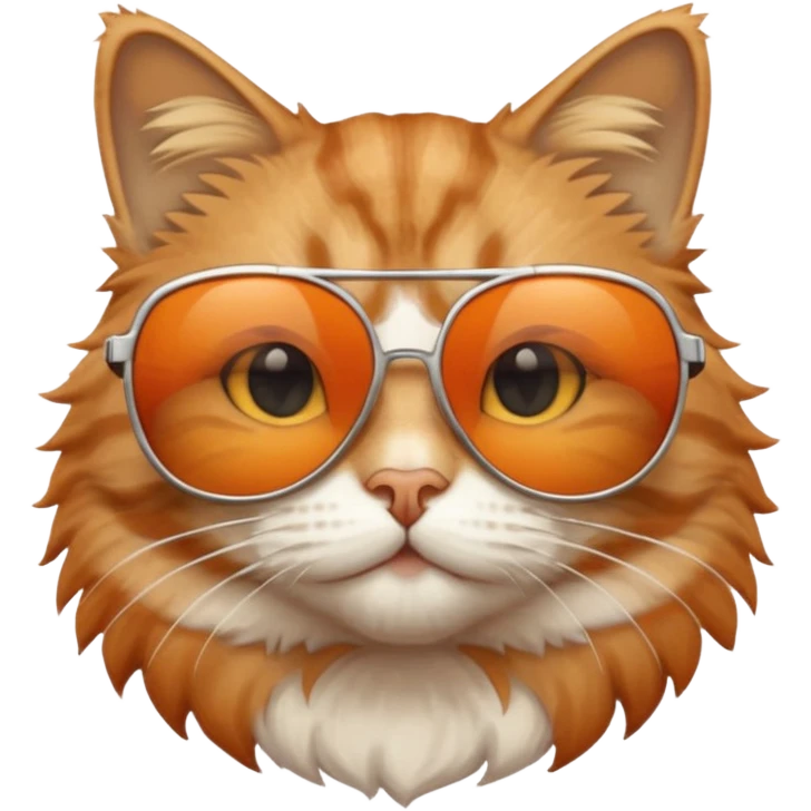 Cat wearing sunglasses emoji