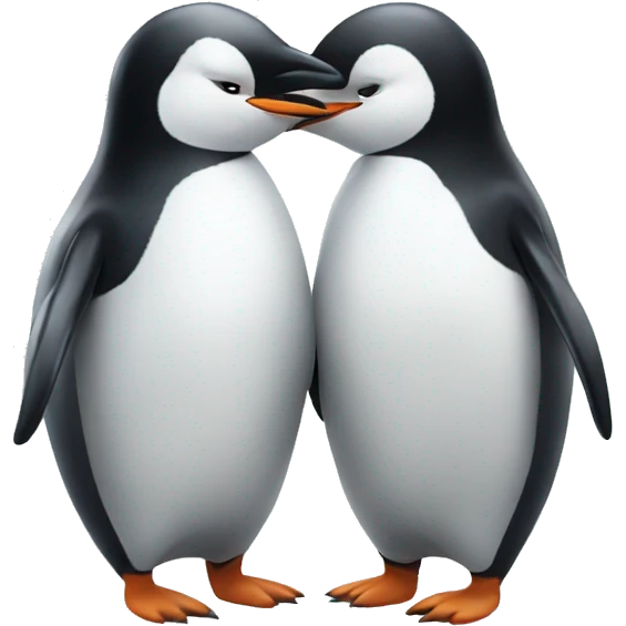 Two loving Penguin mates emoji