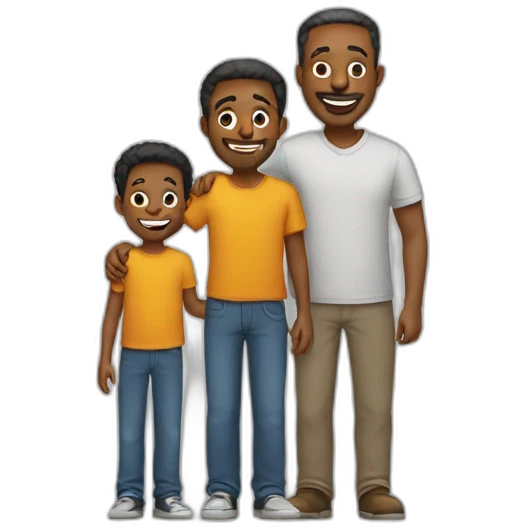 Father-son-together emoji
