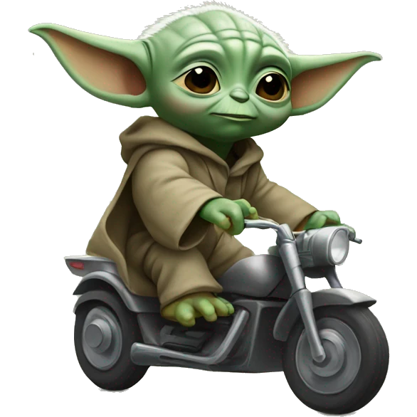 baby yoda riding big foot emoji