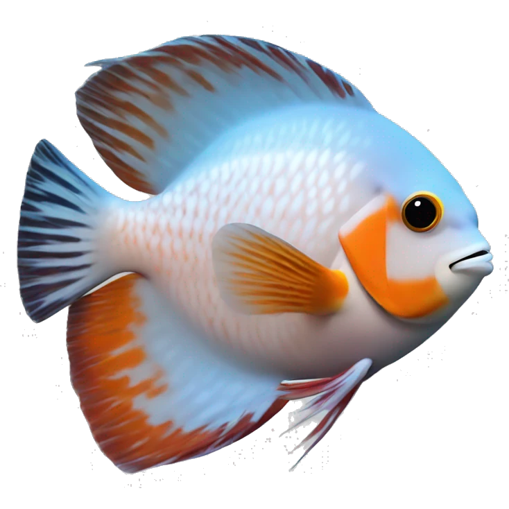 discus pigeon fish emoji