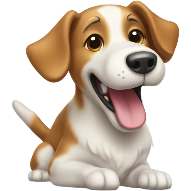 dog and good emoji