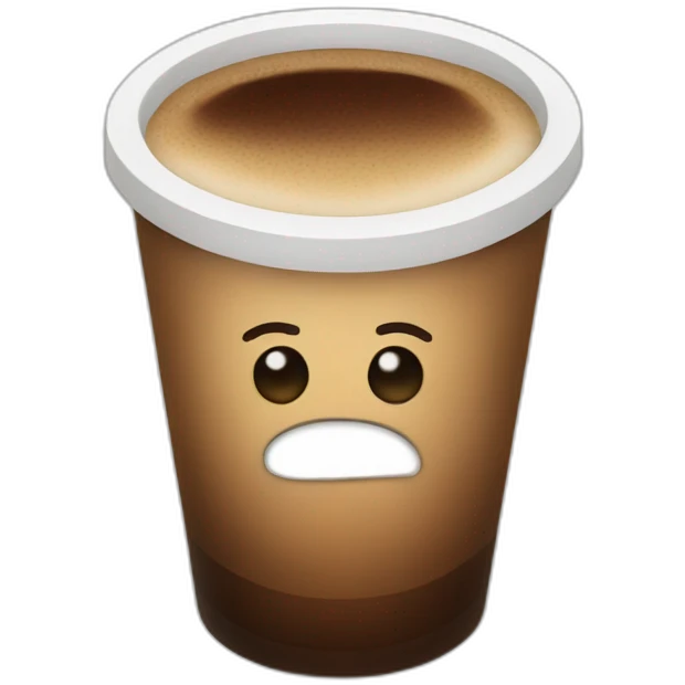 Cold coffee emoji