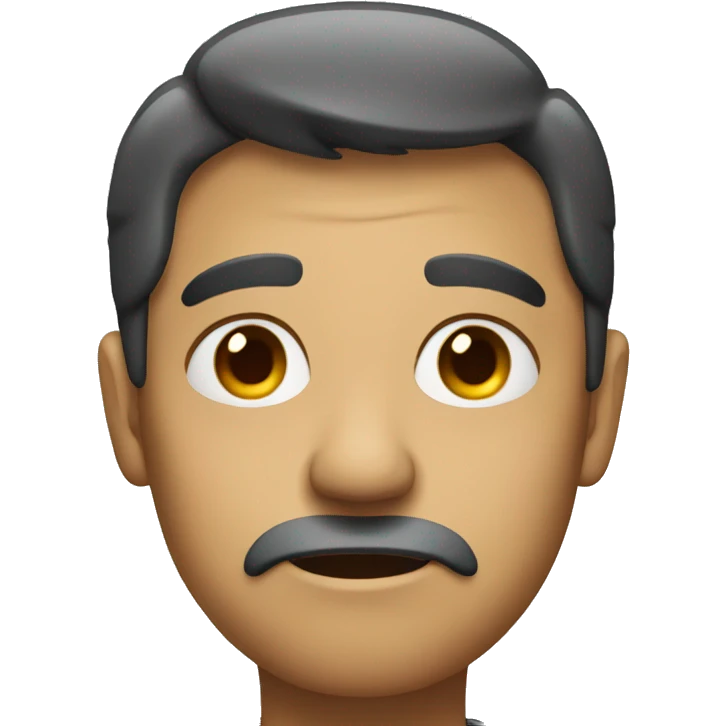 a bad face who looks to the side emoji