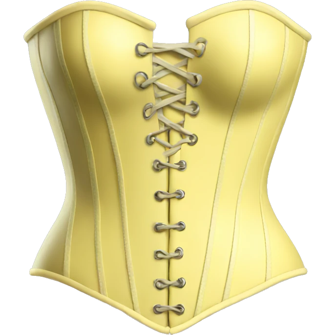 light Yellow Corset emoji