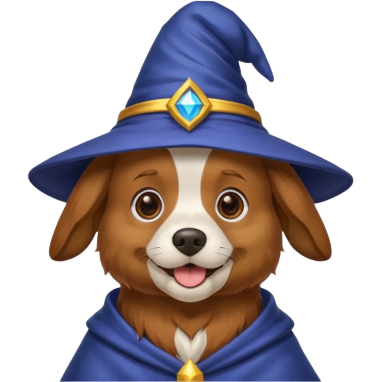 Dog wizard emoji