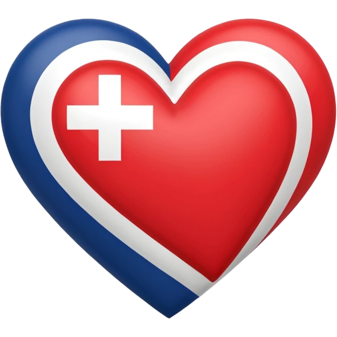 Сердечко но внутри него флаг Грузии то есть сердечках в цвете флага Грузии emoji