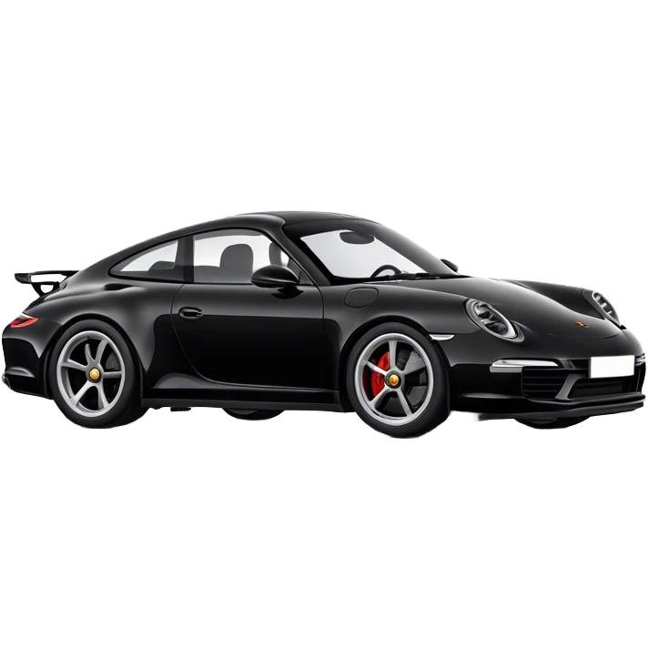 Porsche 911 - Porsche (Model Year: 2021) (Iconic colour: Black) emoji